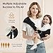 MISSWISDOM Toddler Sling Carrier, Adjustable Baby Carrier Sling 8-40 lbs, Lightweight Toddler Carrier Baby Sling Carrier, Toddler Hip Carriers One Size Fits All, Black