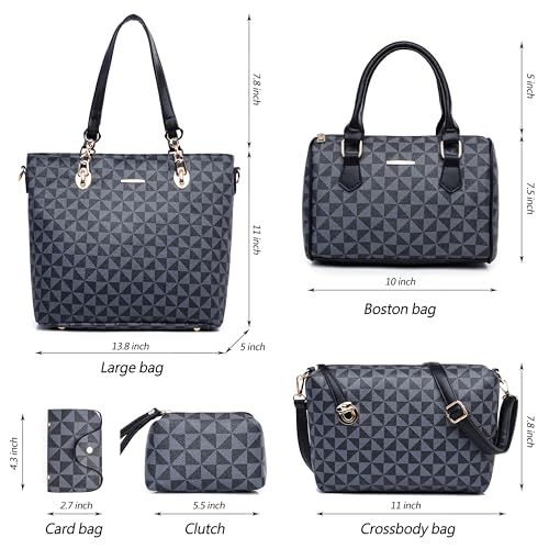 Image of 2E-youth Designer Purses and Handbags for Women Satchel Shoulder Bag Tote Top Handle Bag