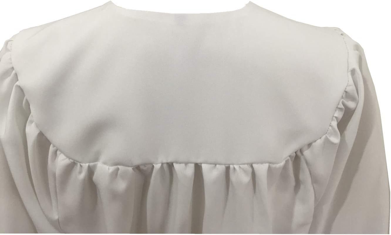 Senior Classic Choir Robes Confirmation Robe White for Baptisms