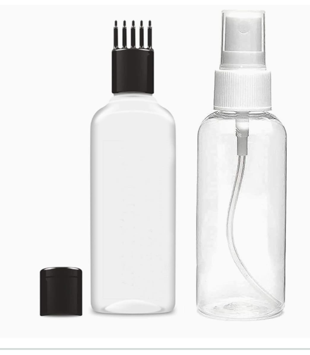 Plastic Refillable Fine Mist Perfume Atomizer Spray Bottle for Travel Beauty Makeup Pack Of 2 (Pack of 2)-image-25