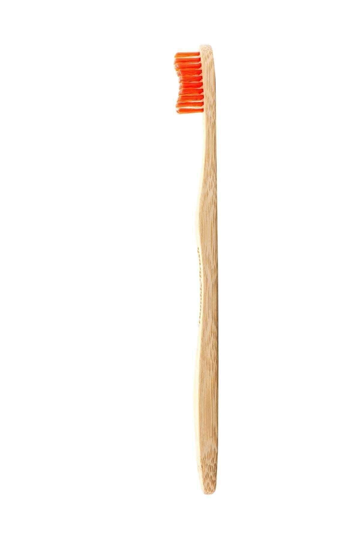 The Humble Co. Brush Yetişkin Bambu Diş Fırçası Soft Kırmızı 1 Paket