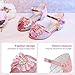 Osinnme Toddler Rainbow High Heels Kids Dress Shoes for Girls Sparkly Toddler Princess Shoes Size 11 Girls Wedding Sandals for Party Kids Princess Heels Sandals(OS1202Rainbow 11)