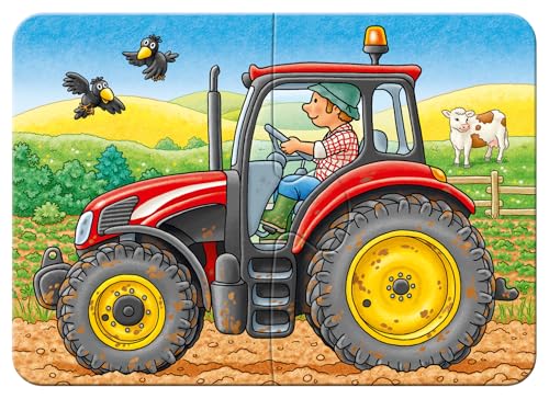 Ravensburger Puzzle Bei der Arbeit - 2, 4, 6, 8 Teile Puzzle ab 2 Jahre – Ansicht 3