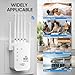 WiFi Extender - 2026 Upgraded (6 Directional Antennas) Signal Intensifier, New Generation Internet Intensifier, Wireless Remote Amplifier, WiFi Repeater with Ethernet Port, Supporting 99% of Device