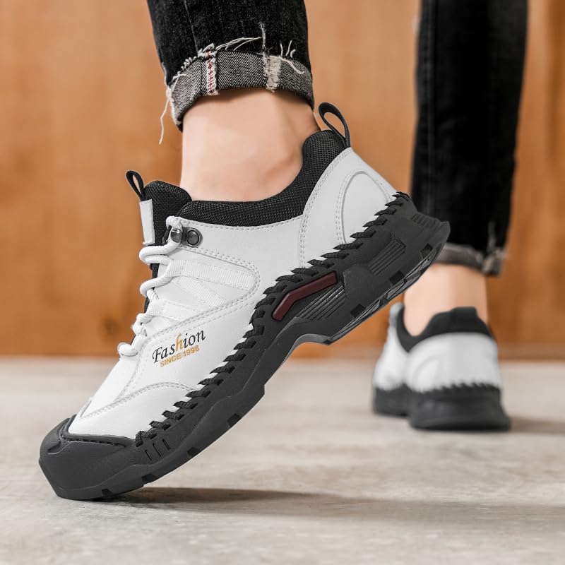 Mens Casual for Men Dress Leather Shoes Men's Work Oxfords Chelsea Boots Work Loafers Oxford Formal Man Shoe Boat Size4