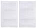 Berrnour Home Solomon Collection Turkish Cotton 20-Inch-by-31-Inch Bath Mat Towel (Pure White, 2 Pack)