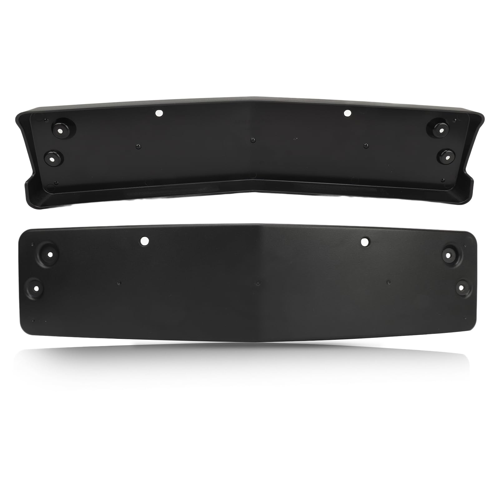 Cryfokt Support de Plaque D'immatriculation Avant, Support de Plaque D'immatriculation de Pare-Chocs Avant Kit de Montage D'étiquette D'immatriculation pour Classe C W204 AMG C63