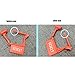 Pack of 50 Disposable Multicolored Luggage Plastic Padlock Seals,Safety Control Seals with Numbered (Random Color) (50 PCS)