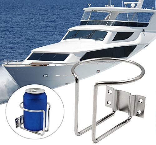 Set universele roestvrijstalen bekerhouders, bekerhouders, flessenhouder, blikjeshouder voor marine, auto, boot, vrachtwagen