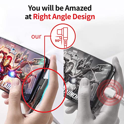 BIBTIM Cavo USB C a USB C 1M 2M 3M, 1-Pezzi 60W