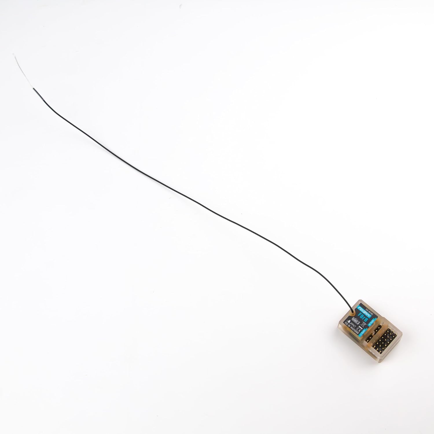 Flysky FBr8 8CH AFHDS 3 Waterproof Receiver Input i-BUS2 S.Bus i-Bus PPM Fit for AFHDS 3 Protocol Transmitters RF modules Car Boat (Extended Antenna Version)