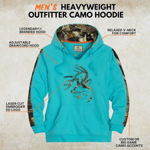 Image of Legendary Whitetails Mens Camo Pullover Hoodie Hunting Sweatshirt