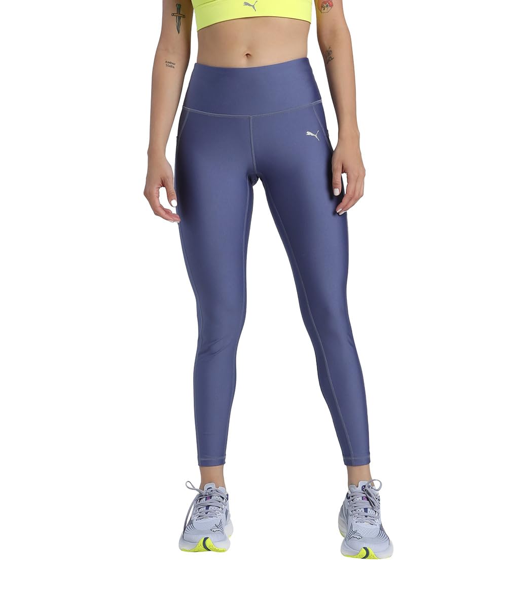 PUMA Women's Velocity Running Tights, Blue Crystal, XL