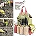 Gardening Tools Set of 10 - Complete Heavy Duty Garden Tools Set with Fashion Handbag - Durable Gardening Supplies Kit Ideal Garden Gifts for Women