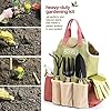 Gardening Tools Set of 10 Heavy Duty Garden Tools Set with Fashion Handbag Durable