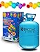 Produktbild BROGAZ Helium Ballongas - ca. 50 Luftballons Ballons - Helium Flasche Folienballons Gas Party (ca. 50 Ballons + Latex Ballon)