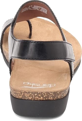 Dansko Reece Sandal For Women – Lightweight Rubber Outsole For Long-Lasting Wear – Versatile Casual To Dressy Footwear Black Sandals 9.5-10 M Us #TOP3
