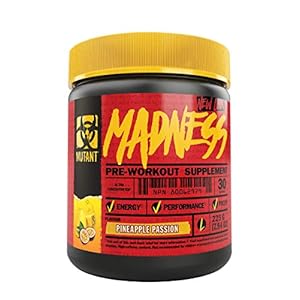 MUTANT Madness | Original Mutant Pre-Workout Powder| High-Intensity Workouts)| 30 Serving | 225 g (.83 lb) | Pineapple Passion
