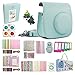 Nishow Kit d'accessoires pour appareil photo Instax Mini 9, Mini 8, 8+. Comprend étui, album photo, objectifs, filtres de couleur, cadres et autocollants, bleu (ice blue)