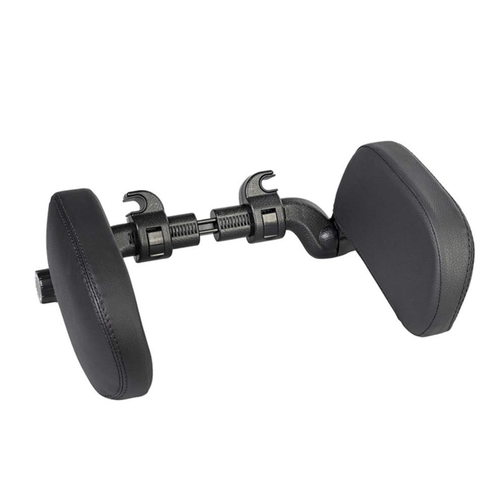 Voiture Oreillers de Cou Coussin Appui-tête Voiture à Haute Elasticité Oreiller Réglable de Voiture Oreiller de Sommeil Apaisant pour Adultes et Enfants，Noir,1