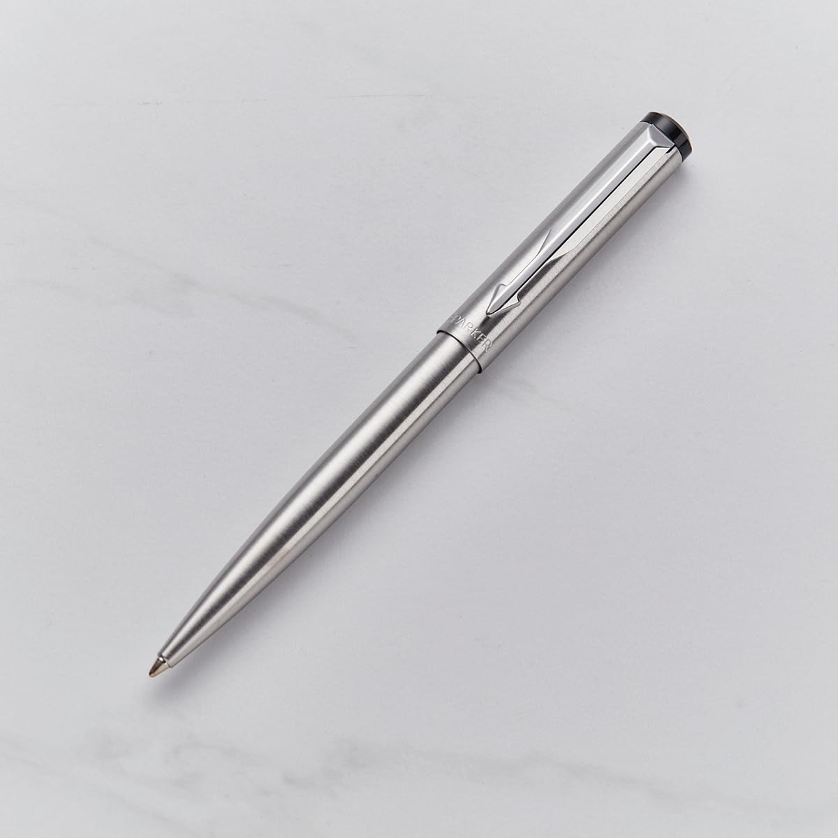 Personalised Parker Jotter Pen Gift Set - Christmas Gifts for Him Her Parker Vector Ballpoint Pen - Silver — image 1
