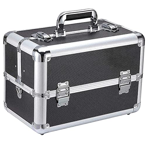 Qtavia Mini Fancy Portable Cheri Bliss Essential Cosmetic Case for Wedding Makeup Box, Jewellery Bag Kit Trousseau Box Travell and Organizer (Pack of 1)