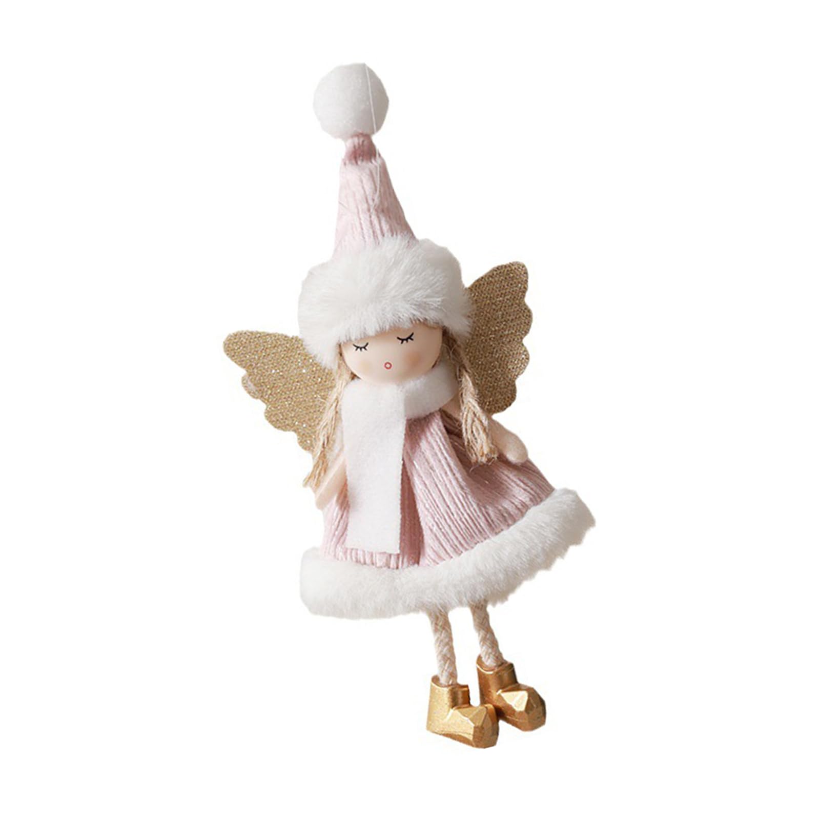 HZBB Time Plush Angelic Tree Toppers Soft Materials Multipurpose Christmas Decoration Store Display Plush Christmas Ornament