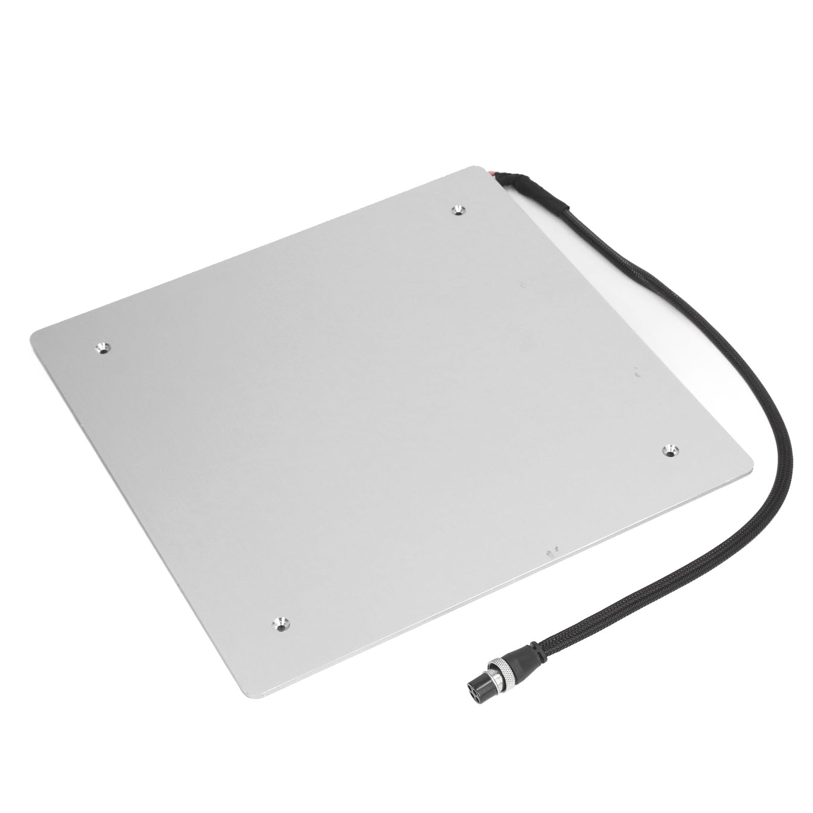 Heizbett für 3D-Drucker, Heizbett aus Aluminiumlegierung, 310 X 310 Mm, 12 V, 220 W, Schnelle Erwärmung auf 50 ℃ in 70 Sekunden, mit 50 Cm Kabel und Isolierpad für CR10 CR10S