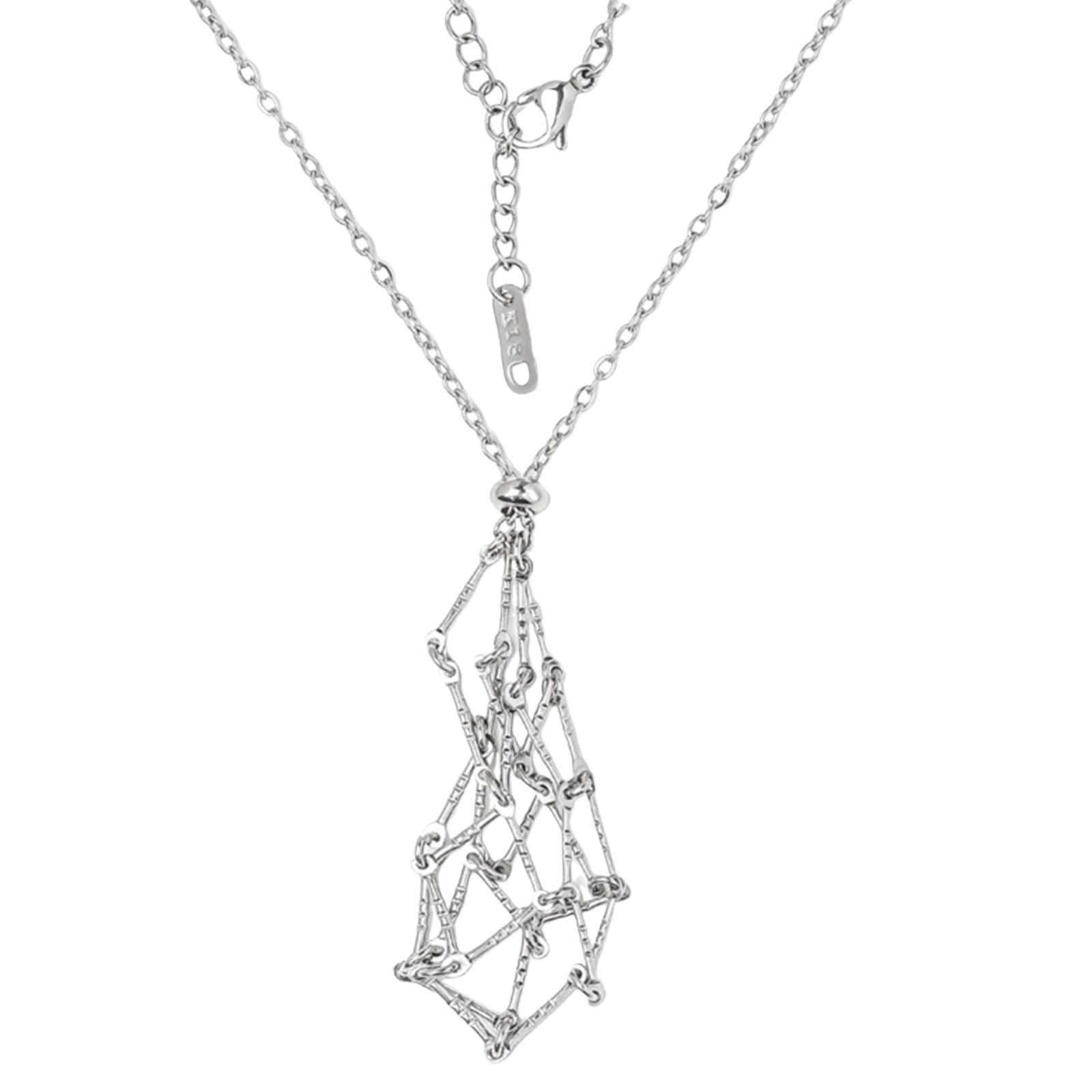 Collier pour les femmes avec support de cristal cage interchangeable - 7