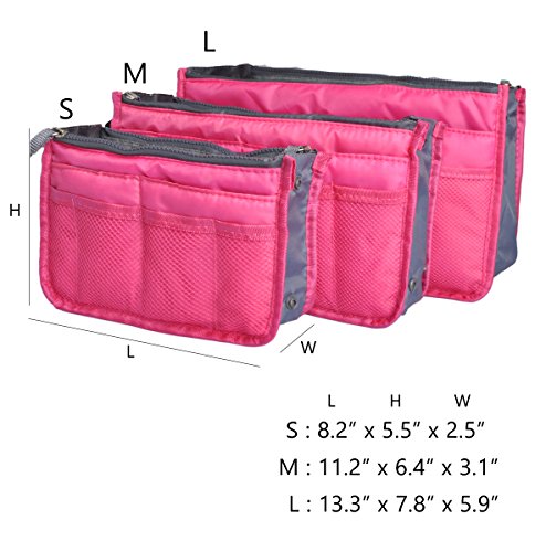Borsa Organizer Da Viaggio Multitasche Con Inserto A Borsetta, Borsa Per Tenere In Ordine Borse Multiuso (Ros - 3