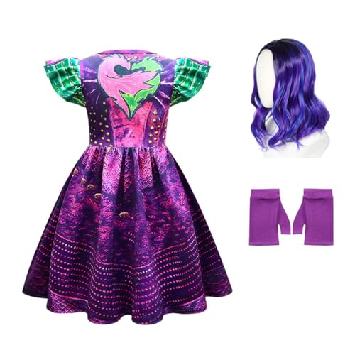Disfraz de Halloween para Niñas Letushy con Peluca y Guantes miniatura 3