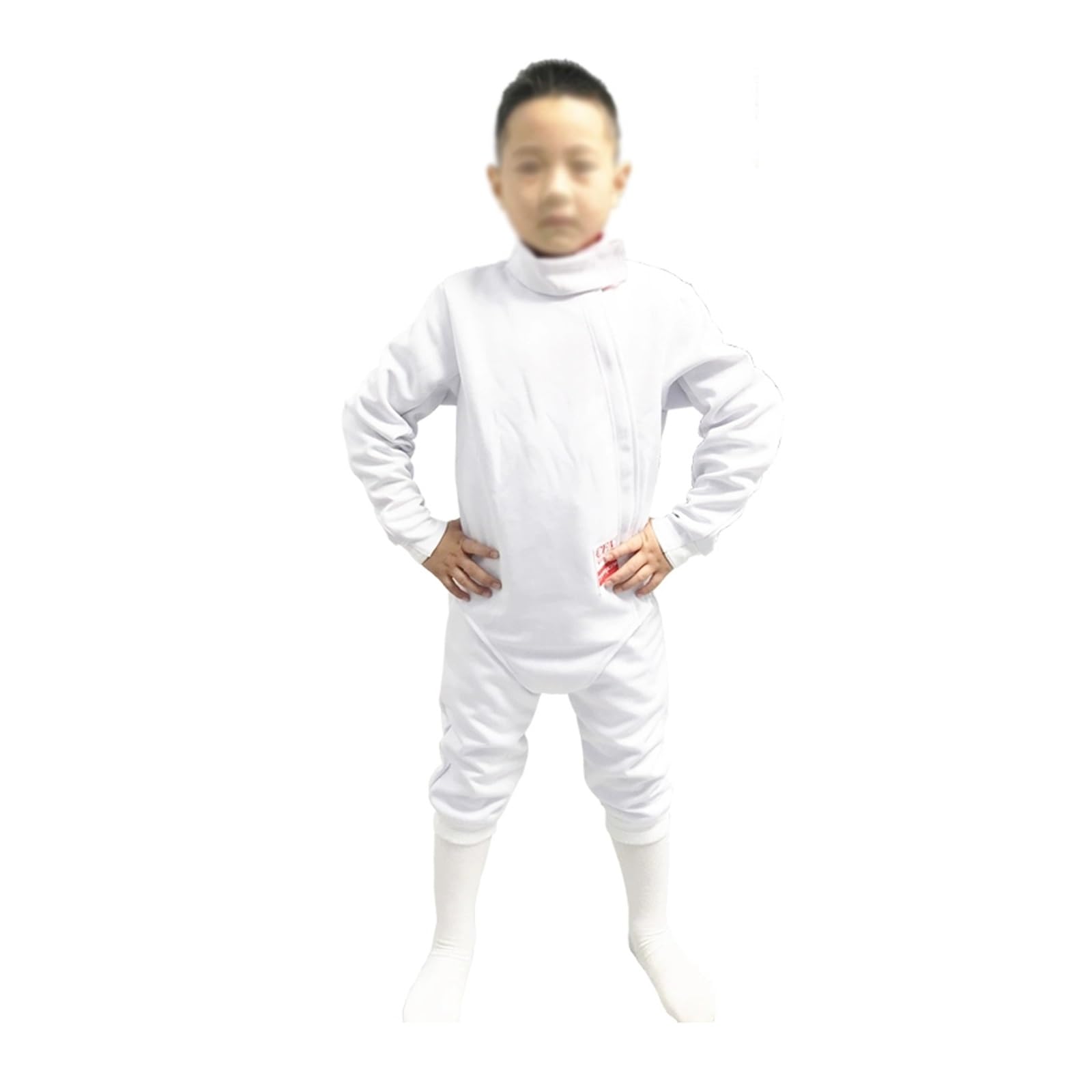 WRYSQBHJYB 3-Piece Fencing Uniform, Fencing Suit, Vest/Pants/Jacket, Fencing Gear for Right Hand Fencer Athlet, 350N(46#)