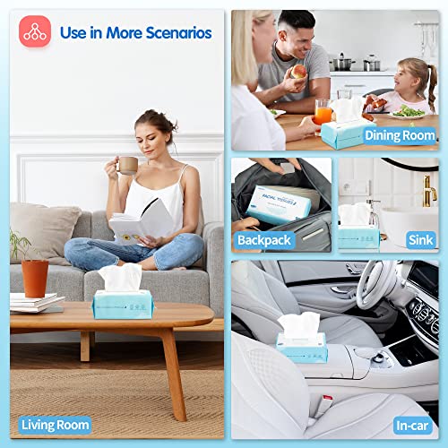 Image of Face Towels, 600 Count Disposable Biodegradable Face Towel, Lint- free Makeup Remover Dry Wipes, Multi-Purpose Face Washcloths for Washing Face, Sensitive Skin & Travel