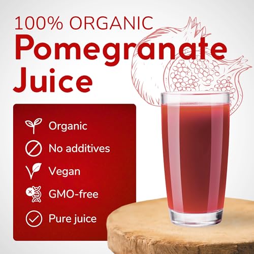 Image of Passion Bio Organic Pomegranate Juice, Not From Concentrate, 101.4 fl oz