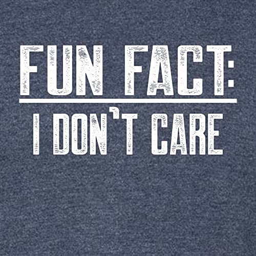 Go All Out Xxx-Large Navy Adult Fun Fact I Don't Care Funny Deluxe T-Shirt #TOP2