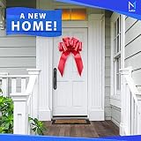 Mata1 - Giant Car Bow - Red, 76 cm / 30 Inch - Big Gift Wrapping Bow for Large Gift Decoration - Giant Size for Indoor & Outdoor Use
