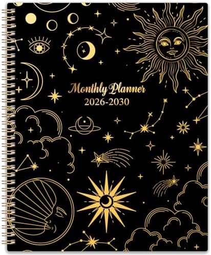 2026-2030 Monthly Planner/Calendar - 5 Year Monthly Planner 2026-2030 from Jan. 2026 - Dec. 2030, 9