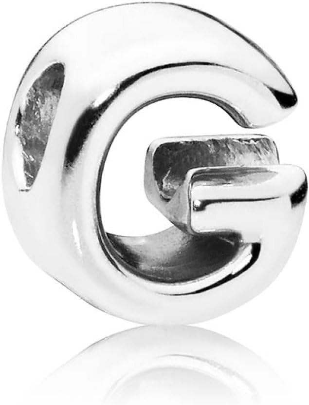 Pandora Jewelry Letter G Sterling Silver Charm