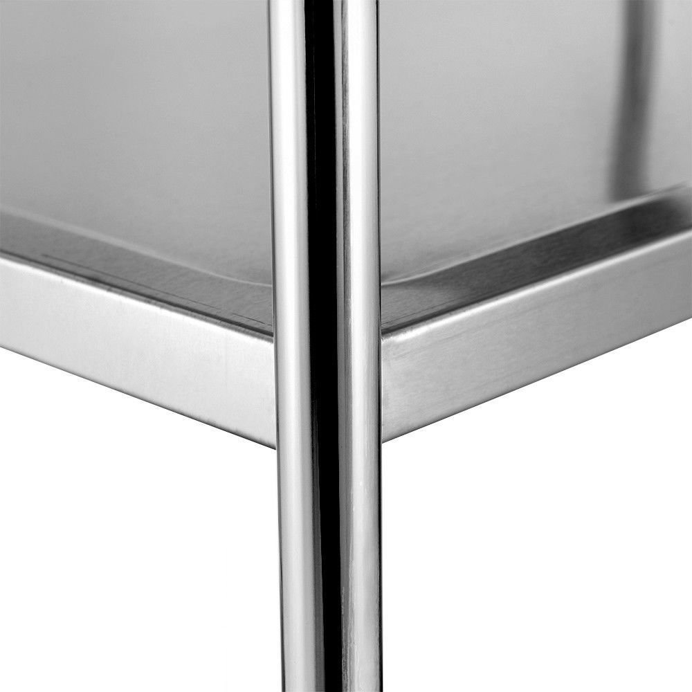 Vogue Carrello da catering grande, 3 piani, 930 x 860 x 535 mm, in acciaio inox