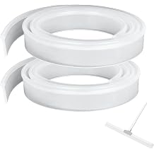 2 Pieces Squeegee Replacement Rubber Blades, 41 Inch Silicone Squeegee Shower Squeegee for Glass Doors, Shower Doors, Windows