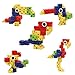 Click-A-Brick Toys Feather Friends 30pc - Building Block Set - Best Educational Gift for Boys and Girls - Gear Kids Up for STEM Learning, Imagination, & Engineering Fun - Create Endless Combinations!