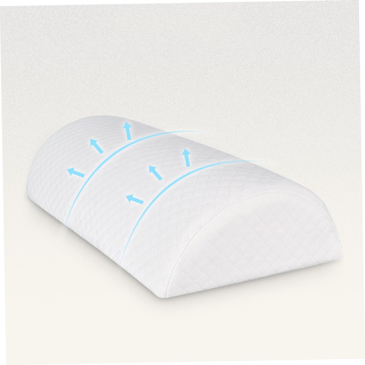 Almohada Rodillas 1pieza de Poliuretano de Color Claro Semicircular