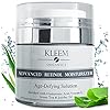 Anti-Aging-Retinol-Moisturizer-Cream-for-Face-and-Neck-with-25-Retinol-and-Hyaluronic-Acid-Top-Night-Anti-Wrinkle-Facial-Cream-for-Men-Women-to-Reduce-Wrinkles-Dark-Spots-Cruelty-Free Kleem Organics Retinol Moisturizer - 2.5% Retinol and Hyaluronic Acid for Face Rejuvenation and Anti Aging - For Women and Men