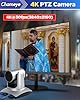 Chameye 4K PTZ Camera 20x Optical Zoom, USB3.0 IP PoE HDMI PTZ Camera 4K Live Streaming for Church Worship Online Education Video Conference with Zoom YouTube OBS vMix, C420 #5