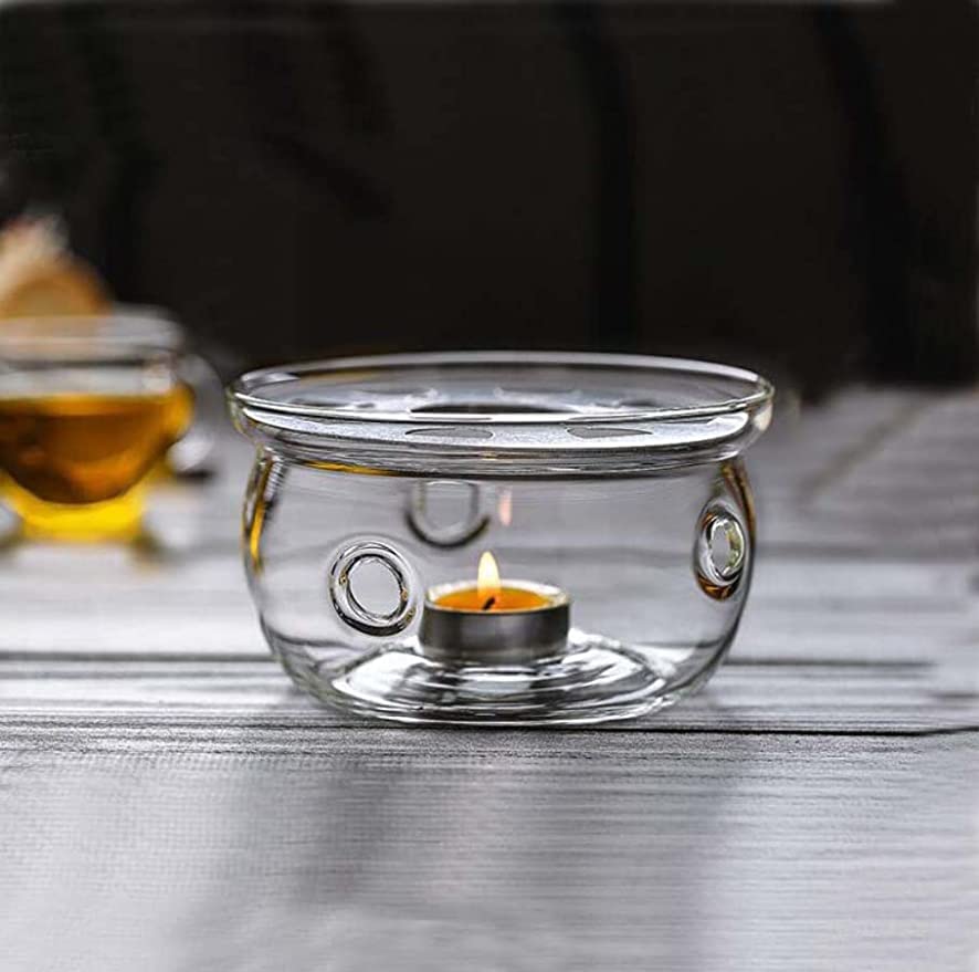 Amazon｜ティーポットウォーマー キャンドルウォーマー ティ 耐熱ガ