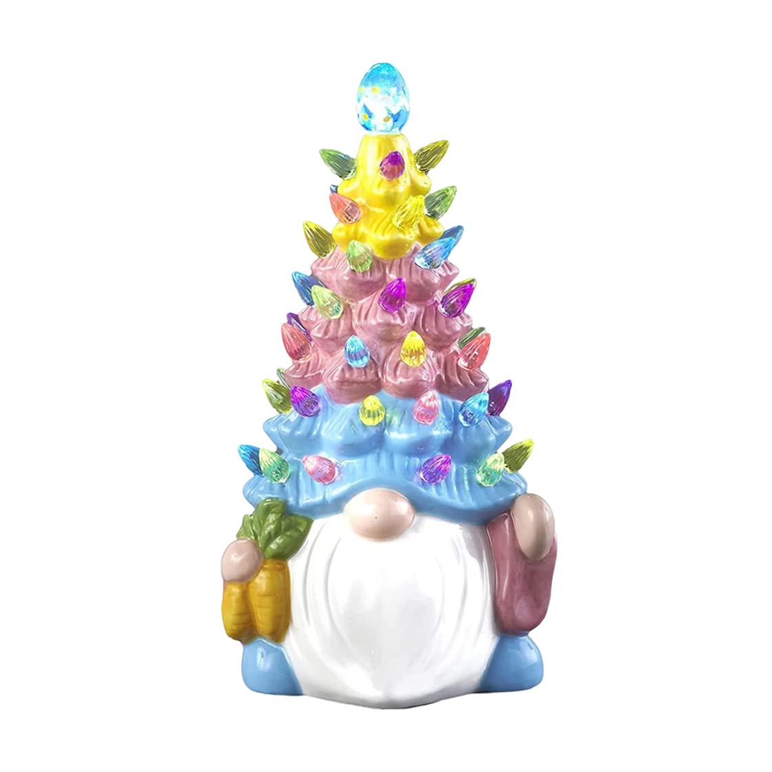 Ornement vacances d'intérieur original : offrez ce gnome de Pâques résine LED