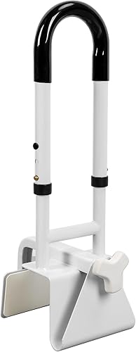 Barras de agarre ajustables para bañera para personas mayores, barra de seguridad de baño con cubierta antideslizante para ancianos, altura y ancho