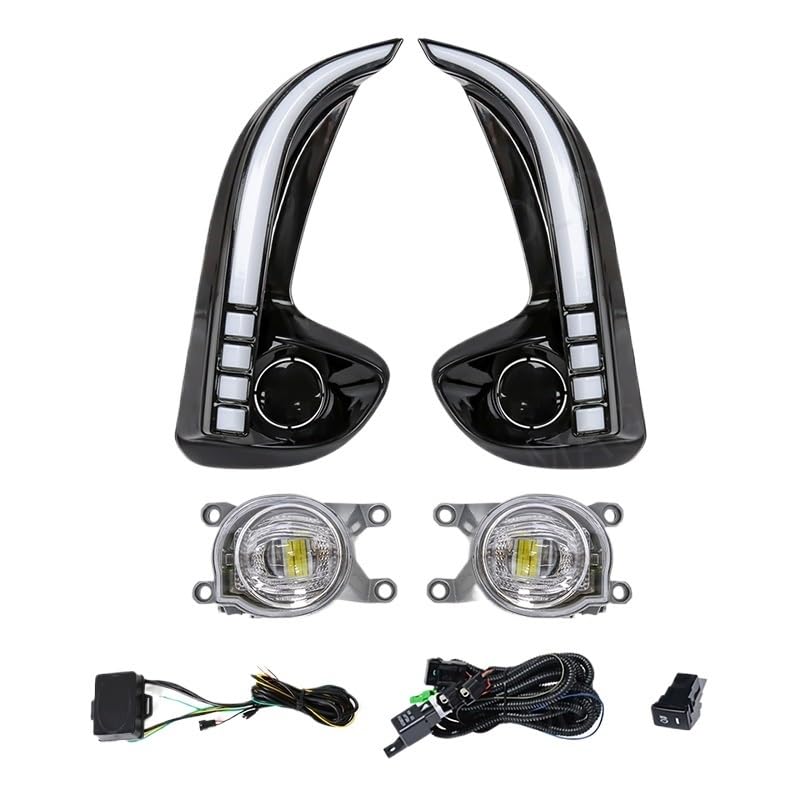 Turn Signal Lights Car Front Bumper LED Daytime Running Light Turn Signal Fog Lamp For Yaris For Vios 2020 2021 2022