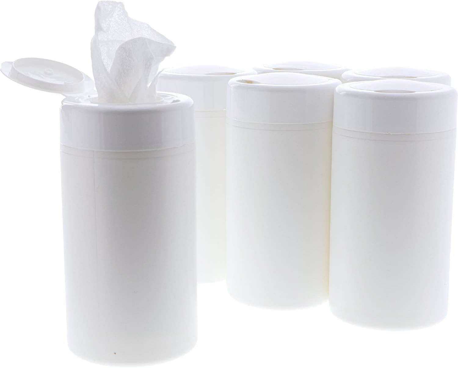 DIY Hand & Surface, 12 50ct Refill Perforated Dry Wipe Rolls for Canisters, 600 Compostable Wipes