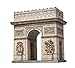 Clever Paper Keranova keranova347 1: 300 Scala 16 x 9 x 17,5 cm Intelligente la Carta, Arco di Trionfo, Parigi/Francia Puzzle 3D (44)